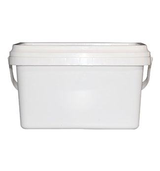 5L长方形白桶